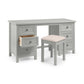 Maine 6 Drawer Dressing Table - Dove Grey