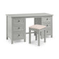 Maine 6 Drawer Dressing Table - Dove Grey