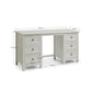Maine 6 Drawer Dressing Table - Dove Grey