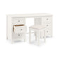 Maine 6 Drawer Dressing Table - Surf White