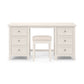 Maine 6 Drawer Dressing Table - Surf White