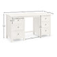 Maine 6 Drawer Dressing Table - Surf White