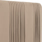 Maine 4'6" Bed - Taupe Velvet Fabric