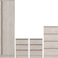 Malvern 2 Door Wardrobe Bedroom Set - URBAN SNOW