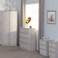Malvern 2 Door Wardrobe Bedroom Set - URBAN SNOW