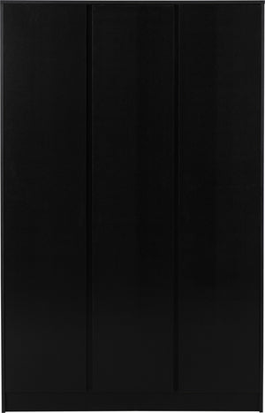 Malvern 3 Door Wardrobe - BLACK