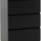 Malvern 2 Door Wardrobe Bedroom Set - BLACK