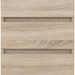 Malvern 3 Drawer Bedside - Sonoma Oak Effect