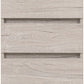 Malvern 3 Drawer Bedside - URBAN SNOW