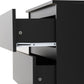 Malvern 3 Drawer Chest - Black