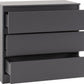 Malvern 3 Drawer Chest - GREY