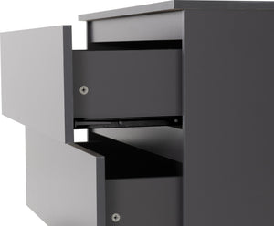 Malvern 3 Drawer Chest - GREY