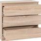 Malvern 3 Drawer Chest - Sonoma Oak Effect