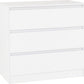 Malvern 3 Drawer Chest - White