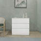 Malvern 3 Drawer Chest - White