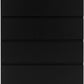 Malvern 4 Drawer Chest - Black