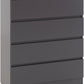 Malvern 2 Door Wardrobe Bedroom Set - GREY