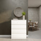 Malvern 4 Drawer Chest - White