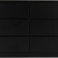 Malvern 6 Drawer Chest - Black