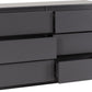 Malvern 6 Drawer Chest - Grey