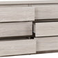 Malvern 6 Drawer Chest - Urban Snow