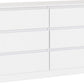 Malvern 6 Drawer Chest - White