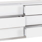 Malvern 6 Drawer Chest - White