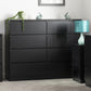 Malvern 8 Drawer Chest - Black