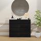 Malvern 8 Drawer Chest - Black