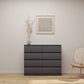 Malvern 8 Drawer Chest - Grey