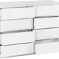 Malvern 8 Drawer Chest - WHITE