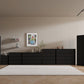 Malvern 3 Door Wardrobe - BLACK