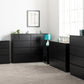Malvern 3 Drawer Chest - BLACK