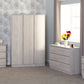 Malvern 3 Door Wardrobe - URBAN SNOW