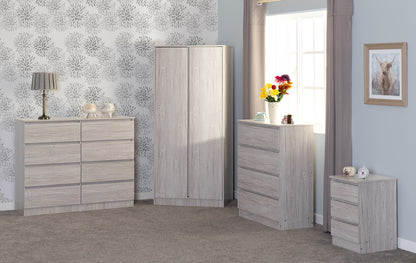 Malvern 8 Drawer Chest - URBAN SNOW
