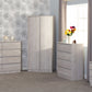 Malvern 3 Drawer Bedside - URBAN SNOW