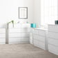 Malvern 8 Drawer Chest - White