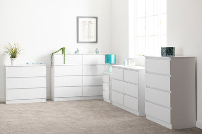 Malvern 4 Drawer Chest - WHITE