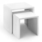 Manhattan Nest of 2 Side Tables - High Gloss White