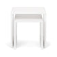 Manhattan Nest of 2 Side Tables - High Gloss White