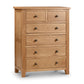 Marlborough 6 Drawer Chest (4+2) - Oak