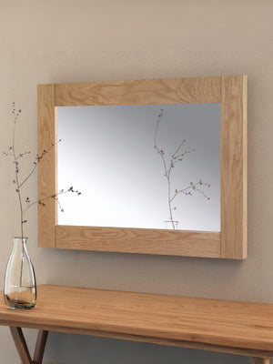 Marlborough Rectangular Wall Mirror - Oak