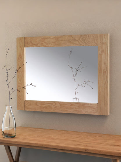 Marlborough Rectangular Wall Mirror - Oak