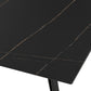 Marlow Coffee Table - BLACK MARBLE EFFECT