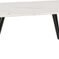 Marlow Coffee Table - WHITE MARBLE EFFECT