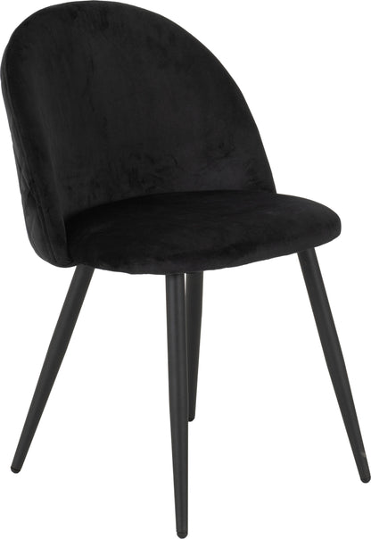 Marlow Chair (Box of 4) - BLACK VELVET