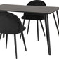 Marlow Dining Set - Black Marble Effect/Black/Black Velvet