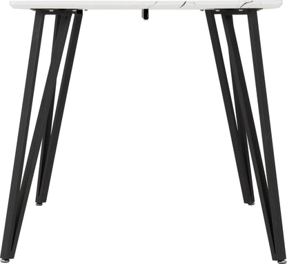 Marlow Dining Table - WHITE MARBLE EFFECT