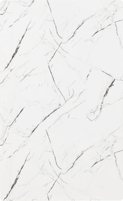 Marlow Dining Set - WHITE MARBLE/BLACK VELVET