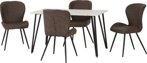 MARLOW-QUEBEC-DINING-SET-X4-CHAIRS-WHITE-MARBLE-BROWN-PU-2024-400-401-333-01-scaled.jpg